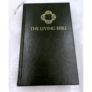 The Living Bible Hardcover Paraphrased Tyndale House Green 2011 Edition Maps
